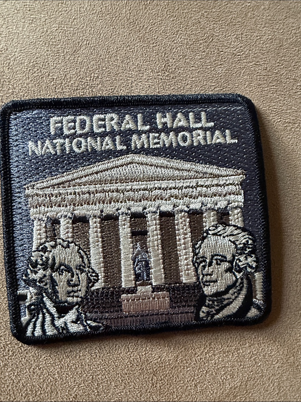 Federal Hall National Memorial Embroidered Souvenir Patch NWOT